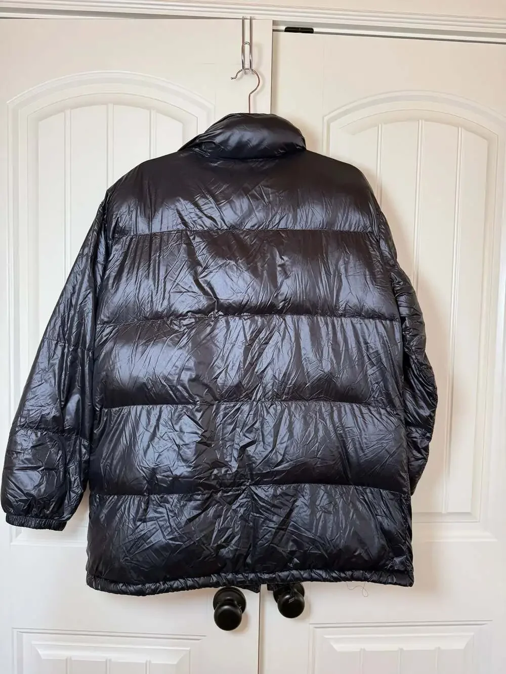 L Michael Kors Women’s Ultra Light Weight Down Filled Puffer Jacket Coat Black R